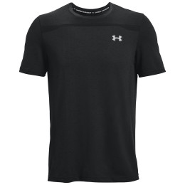 Camiseta funcional de hombre Under Armour UA Seamless SS negro Black / / Mod Gray