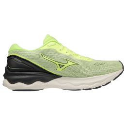 Zapatillas de carrera para hombre Mizuno Wave Skyrise 3 verde Neo Lime/Ebony/Snow White