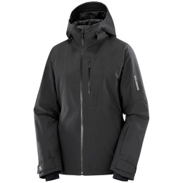 Chaqueta de mujer Salomon Highland Jacket W negro DEEP BLACK