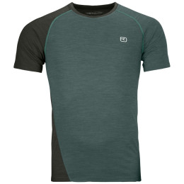 Camiseta funcional de hombre Ortovox 120 Cool Tec Fast Upward Ts M azul/gris dark arctic grey