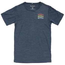 Camiseta para niños Devold Active "Devold Legacy" Tee Jr azul oscuro NIGHT