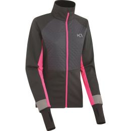 Chaqueta de mujer Kari Traa Toril Jacket negro/rosa Ebony
