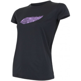 Camiseta de mujer Sensor PT Coolmax Fresh Feather negro