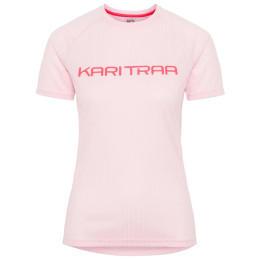 Camiseta de mujer Kari Traa Ella Tee blanco/rosa Bgum/Bubblegum
