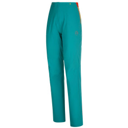 Pantalones de mujer La Sportiva Brush Pant W azul/verde Lagoon/Green Banana