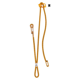 Elemento de amarre doble Petzl Dual Connect Adjust naranja Orange
