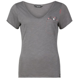 Camiseta de mujer Chillaz Monaco gris oscuro titan
