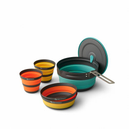 Vajilla Sea to Summit Frontier UL Collapsible Pot Cook Set azul