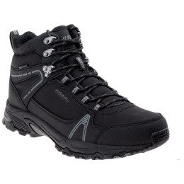 Calzado de hombre Hi-Tec Hapite Mid Wp negro Black/MidGrey