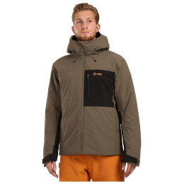 Chaqueta de esquí para hombre Kilpi Flip-M khaki KHK