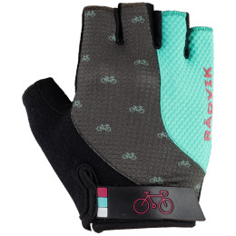 Guantes de ciclismo Radvik Runde negro/azul Opal/Forest Night/Black