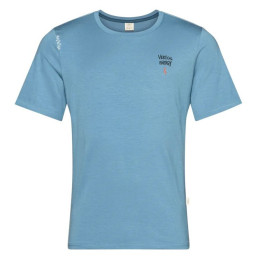 Camiseta de hombre Chillaz Bozen Vertical Energy azul claro Light Blue