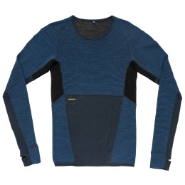 Camiseta funcional de hombre Devold Tuvegga Merino Shirt Man azul oscuro FLOOD