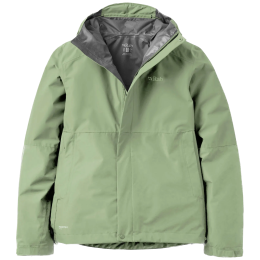 Chaqueta de mujer Rab Downpour Jacket Wmns verde