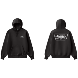 Sudadera de hombre Vans Knu Patch Pullover negro Black