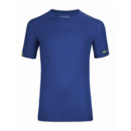 Camiseta funcional de hombre Ortovox Merino 105 Ultra Short Sleeve azul StrongBlue