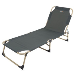 Tumbona ajustable Regatta Chilka Lounger negro Ebony
