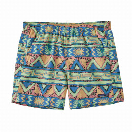 Pantalones cortos de mujer Patagonia W's Baggies Shorts - 5 in. verde High Hopes Geo: Salamander Green