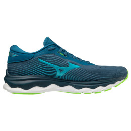 Zapatillas de carrera para hombre Mizuno Wave Sky 5 azul Moroccan Blue/Peacock Blue/Green Gecko