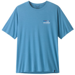 Camiseta de hombre Patagonia Men's Capilene Cool Daily Shirt - '73 Skyline azul Shore Blue - Light Shore Blue X-Dye