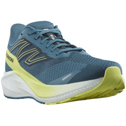 Zapatillas de carrera para hombre Salomon Aero Blaze azul Blue Ashes / Sunny Lime / Dark Sapphire