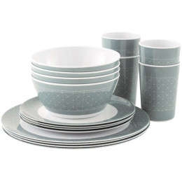Juego de picnic Outwell Blossom pro 4 osoby gris BlueShadow