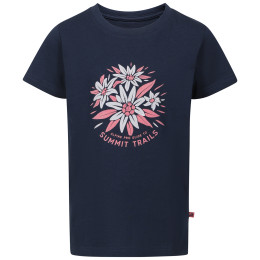 Camiseta para niños Alpine Pro Dallo 3 Moonlit Ocean azul oscuro MOONLIT OCEAN VARIANTA PA