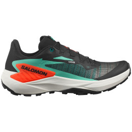 Calzado de hombre Salomon Genesis negro/verde Black / Electric Green / Cherry Tomato