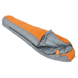 Saco de dormir Rock Empire Montana regular naranja/gris