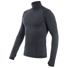Camiseta funcional de hombre Sensor Merino Bold Roll Neck manga larga