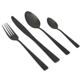 Juego de cubiertos Gimex Cutlery black 16 pc