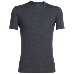 Camiseta de hombre Icebreaker Mens Anatomica SS Crewe gris JetHthr/Silver/Black