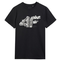 Camiseta de hombre 4F Tshirt M3132 negro DEEP BLACK