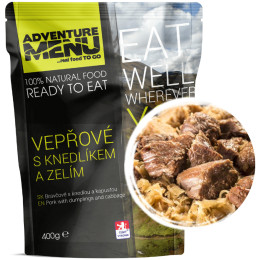 Plato preparado Adventure Menu Palettilla de cerdo con chucrut
