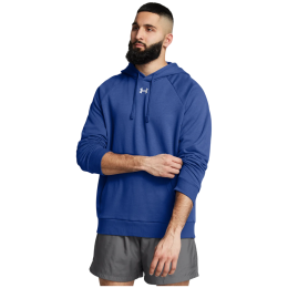 Sudadera de hombre Under Armour UA Rival Fleece Hoodie azul Tech Blue