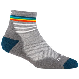 Calcetines de mujer Darn Tough W Run Quarter Ultra-Lightweight With Cushion gris gray