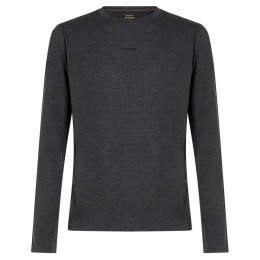 Camiseta funcional de hombre Icebreaker Men 200 MerinoFine Ace LS Crewe gris Jet Hthr-011