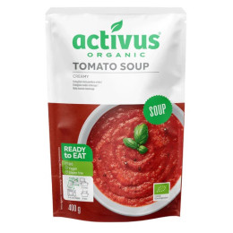 Plato principal Activus Crema de tomate y albahaca 400 g BIO