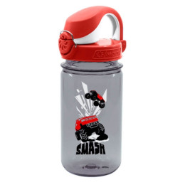 Botella para niños Nalgene OTF Kids 12oz 350 ml gris/rojo GraySmash