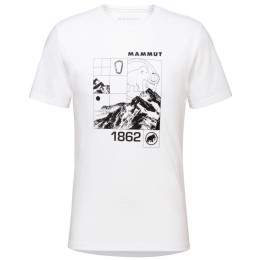 Camiseta de hombre Mammut Core T-Shirt Men Tiles blanco white