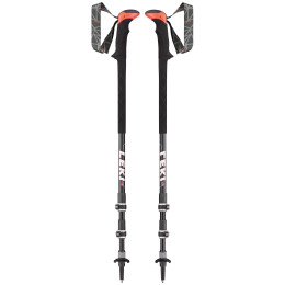 Bastones de senderismo Leki Sherpa XTG AS rojo BlackWhiteFluorescentRed