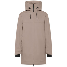 Abrigo softshell para mujer Didriksons Eris Wns Parka beige Ash Brown