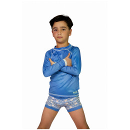 Bañador para niños DucKsday Manta Swim Trunk B azul/blanco Blue/Off White