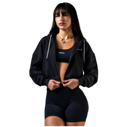 Sudadera de mujer Nebbia Black zip-up hoodie Power negro BLACK
