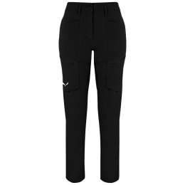 Pantalones funcionales de mujer Salewa Puez Dst W Cargo Pants negro black out