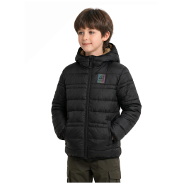 Chaqueta de invierno para niños Alpine Pro Douwo Black negro