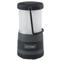 Lámpara de acampada Outwell Carnelian DC 200 negro/blanco Blue Shadow