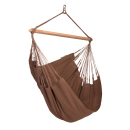 Sillón colgante La Siesta Modesta Basic marrón Arabica