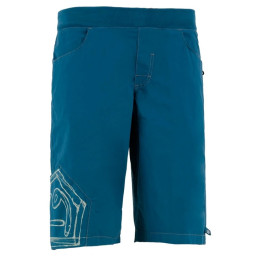 Pantalones cortos de hombre E9 Pentago 2 azul Deep.Blue