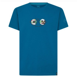 Camiseta de hombre La Sportiva View T-Shirt M azul Space Blue